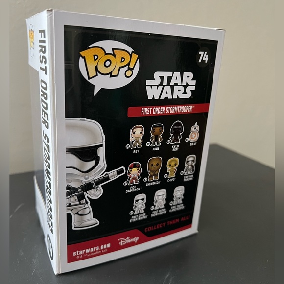 Funko Pop Star Wars First Order Stormtrooper #74 - Picture 4 of 4